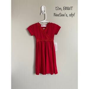 Neesee's Dresses Boutique 12m Red Maxi Dress